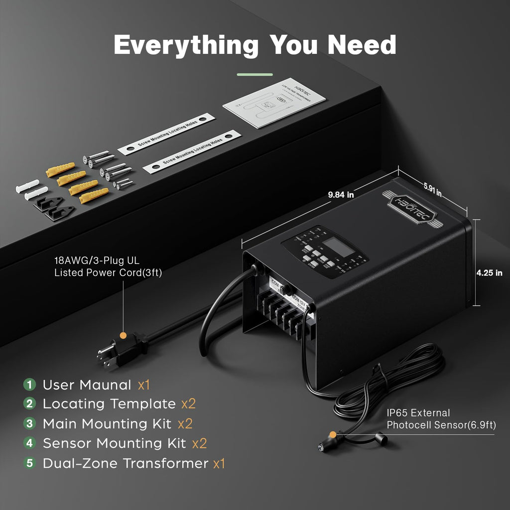 200W Low Voltage Transformer 2 Zone X85966