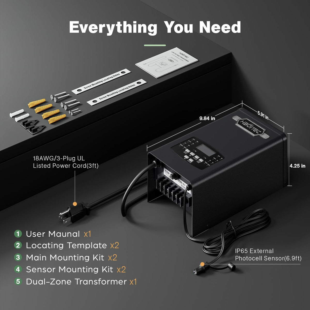 200W Low Voltage Transformer 2 Zone X85966