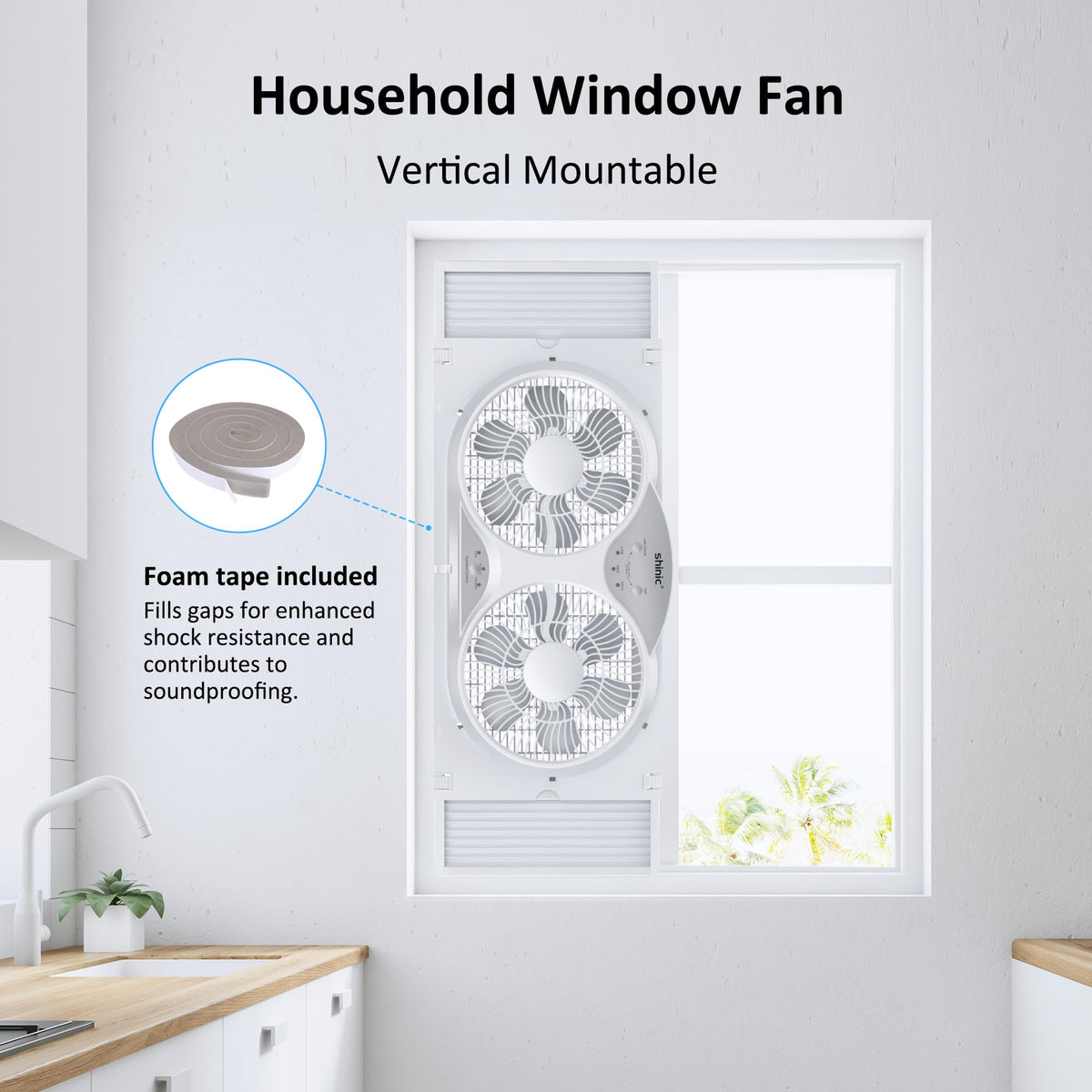 9" Reversible 3-Speed Window Fan G59383
