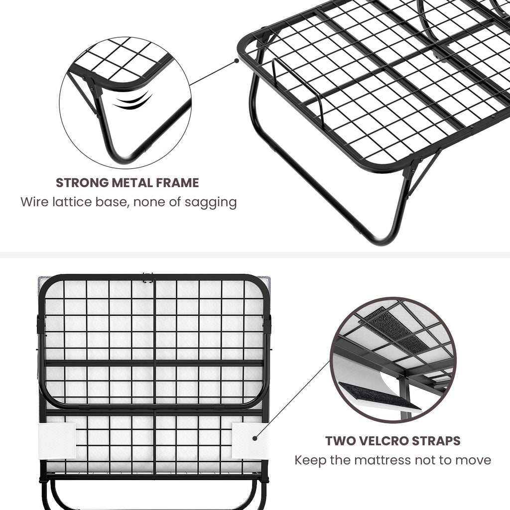 Folding Bed with Mattress K955