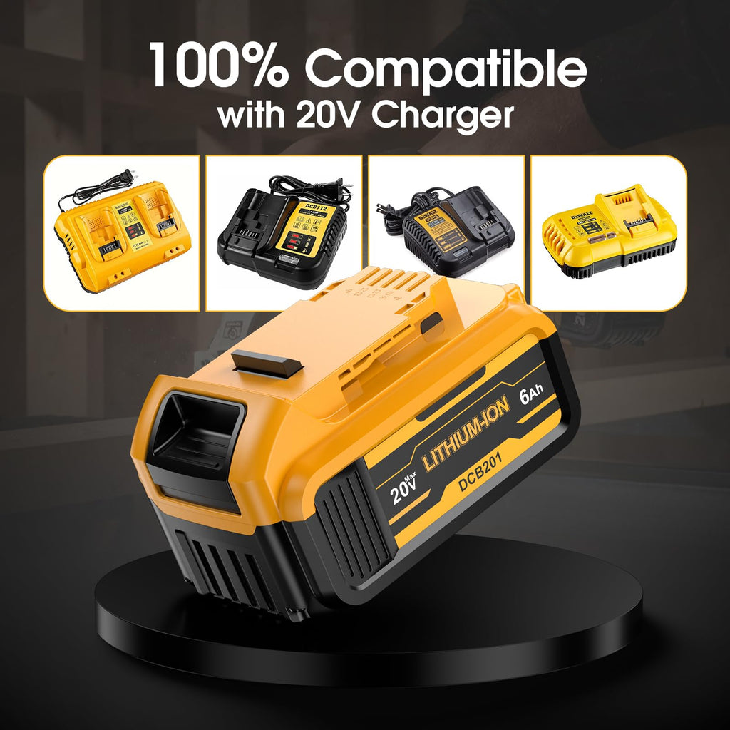 2 Pack 6.0ah Replacement Battery C7535