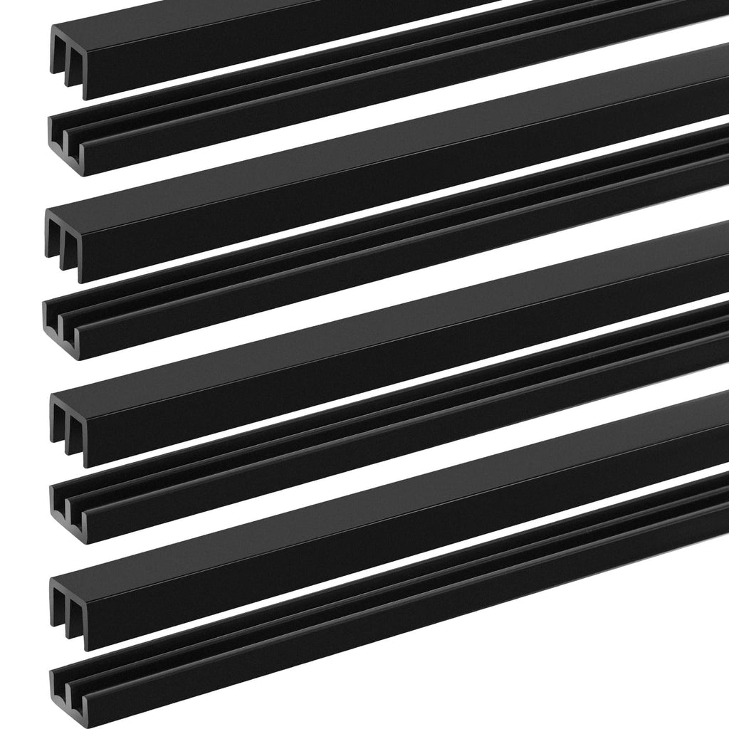 4 Sets 4ft 1/8" Sliding Door Track W538012