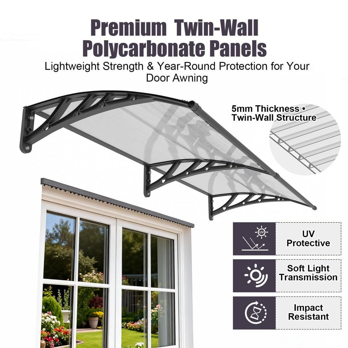 40"x40" Exterior Awning U930