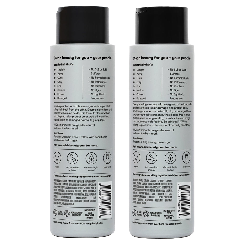 Sulfate-Free Shampoo & Conditioner Set, 13 fl oz Each M4458