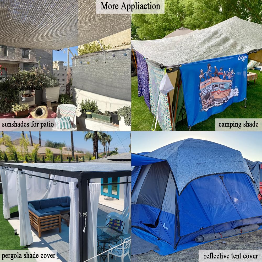 10x25 FT Aluminet Shade Cloth B2353