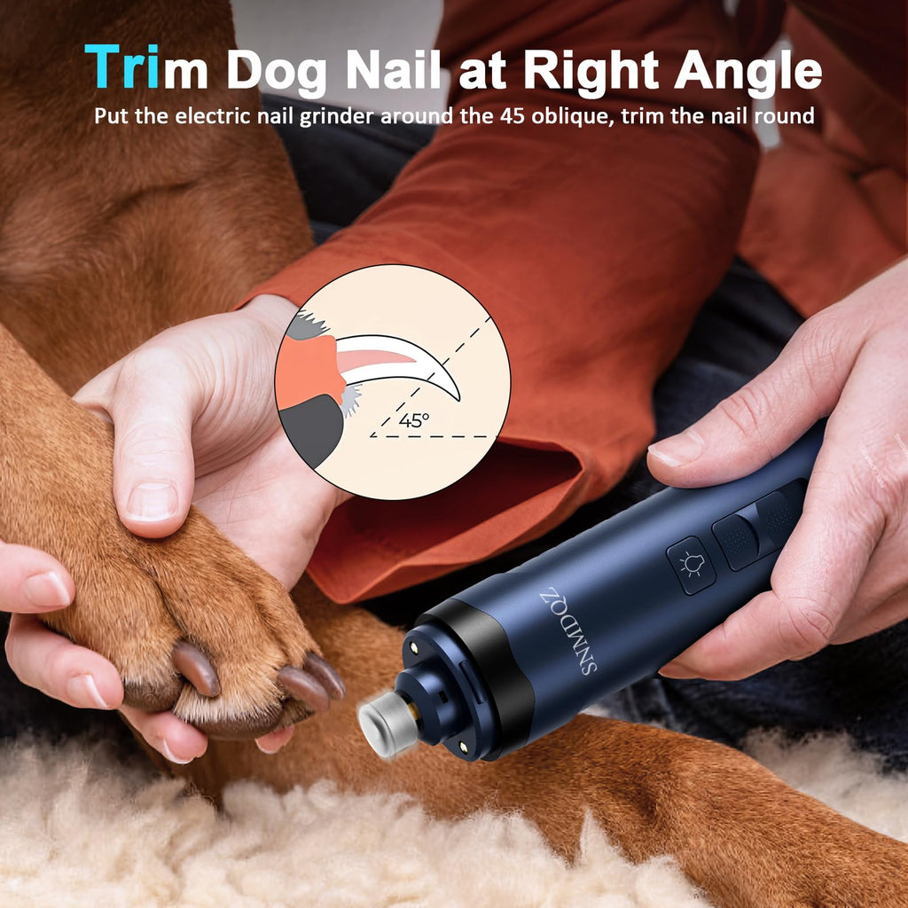 Dog Nail Grinder and Clippers Kit with 2 LED Lights S488