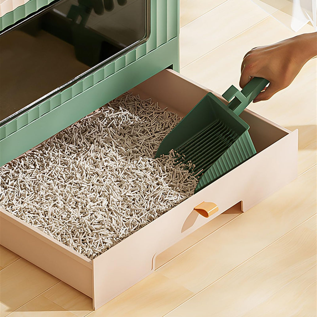 Foldable Cat Litter Box with Lid T82703