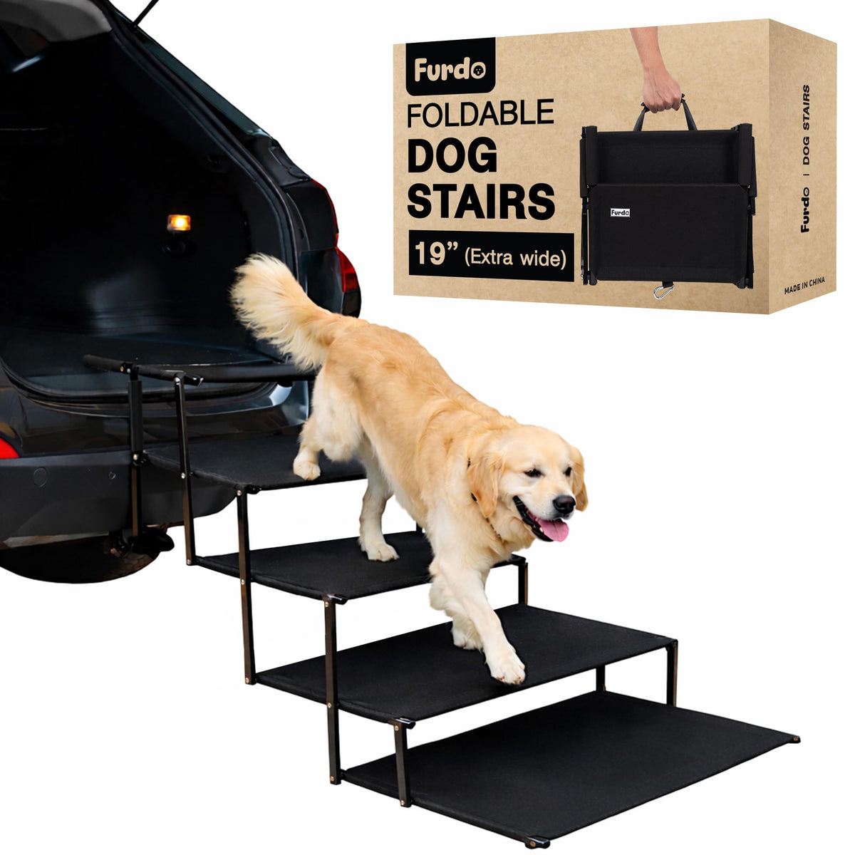 Foldable Non-Slip Dog Stairs Z565054