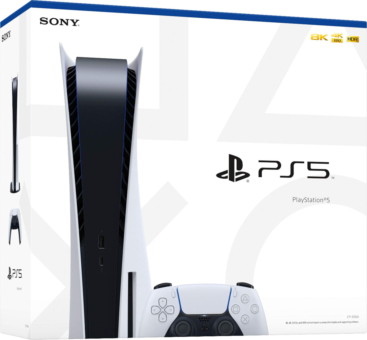 Disc Version Console - 4K-TV Gaming, 16GB GDDR6 RAM, 8K Output, WiFi 6, 825GB SSD X3207