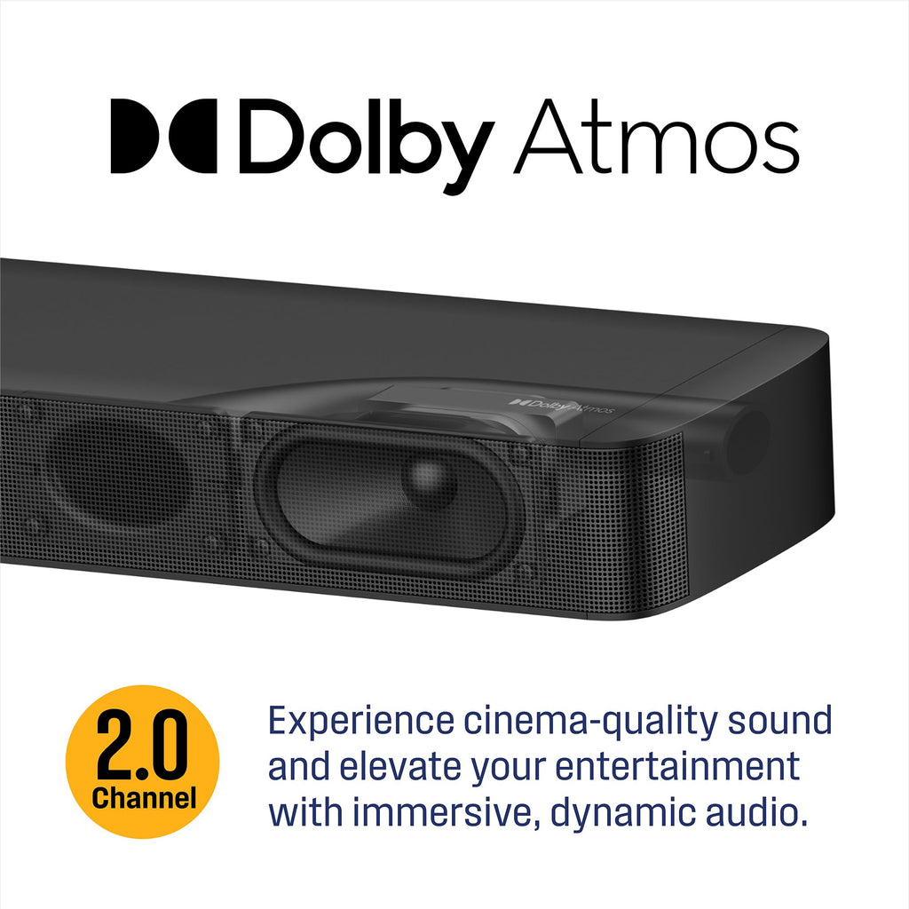 55 Inch 4K TV and 2.0 Channel Soundbar Y67330