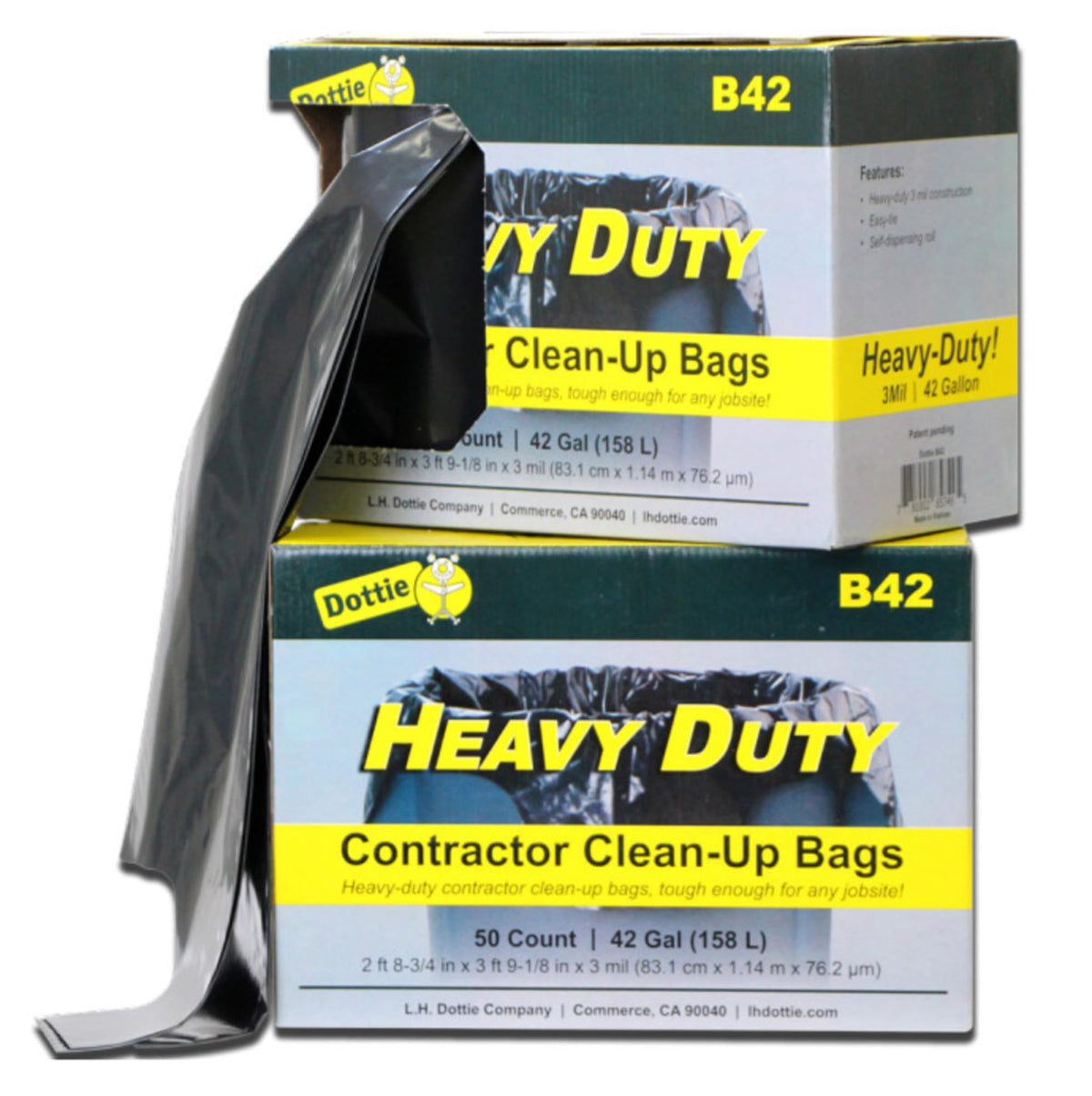 42 Gallon 3 mil Contractor Clean Up Bags X6606