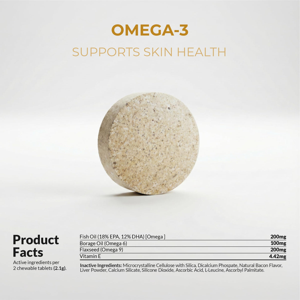 Omega 3 Fish Oil Skin and Coat Supplement D536