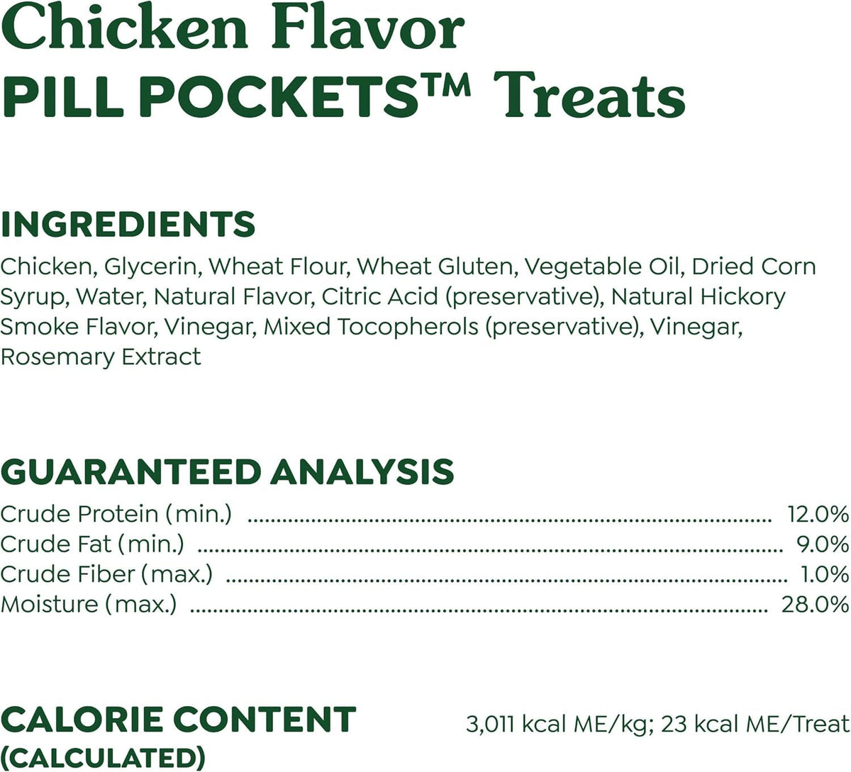 Chicken Flavor Capsule Treats for Dogs 15.8-Ounce 3 Pack G66259