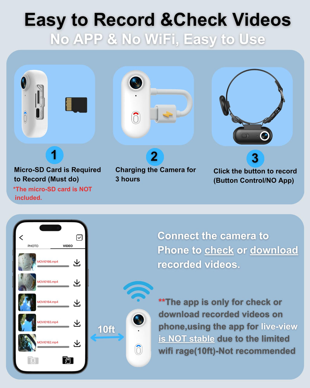 Cat Camera Collar with Location Tracker S4413