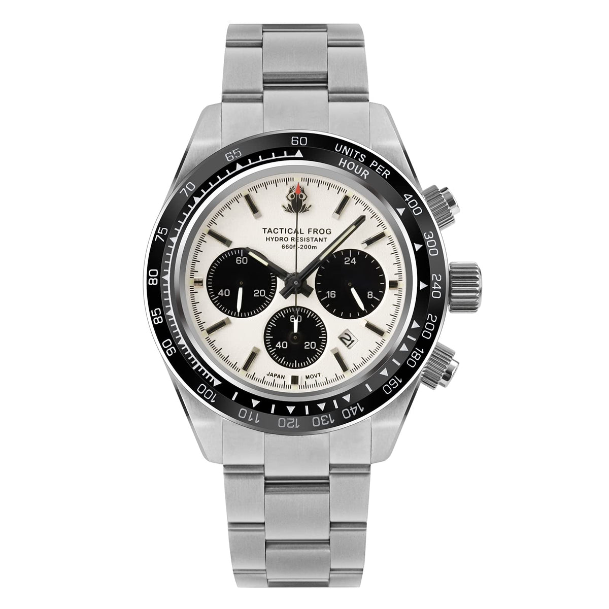 41mm Panda Chronograph Solar Quartz Watch N73280