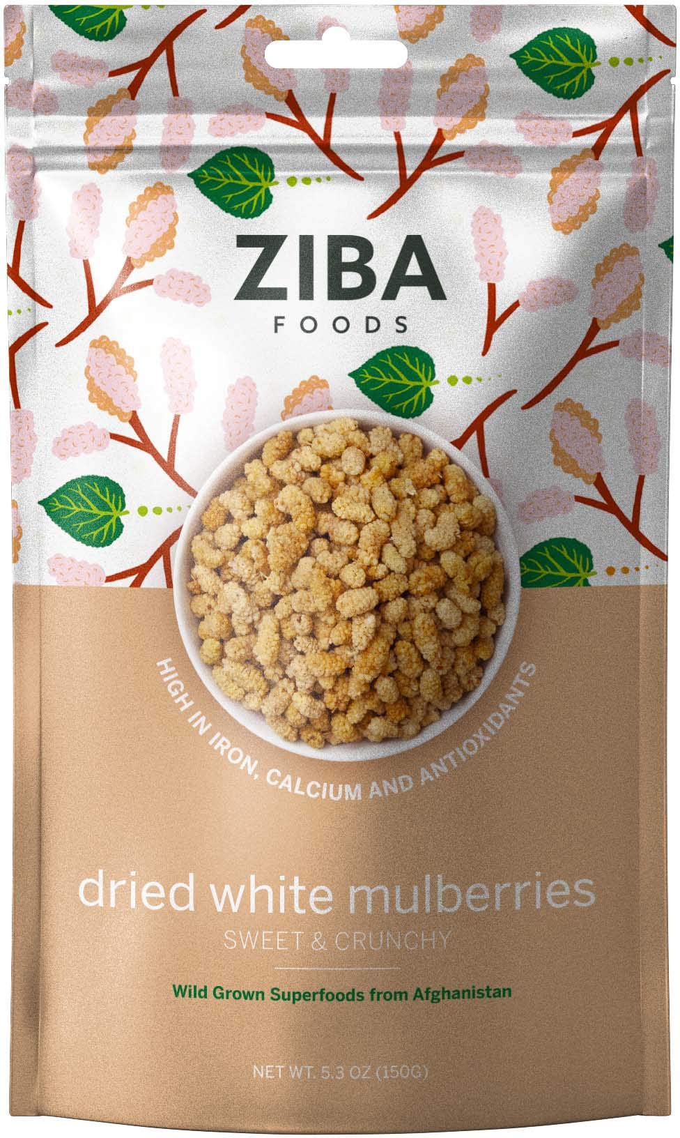 White Dried Mulberries 5.3oz Y7519
