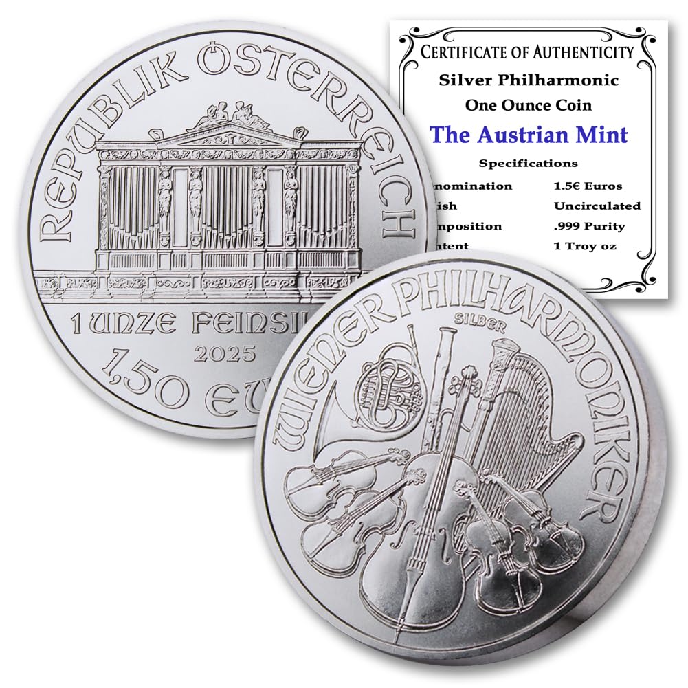 1 oz Austria Silver Philharmonic O79167