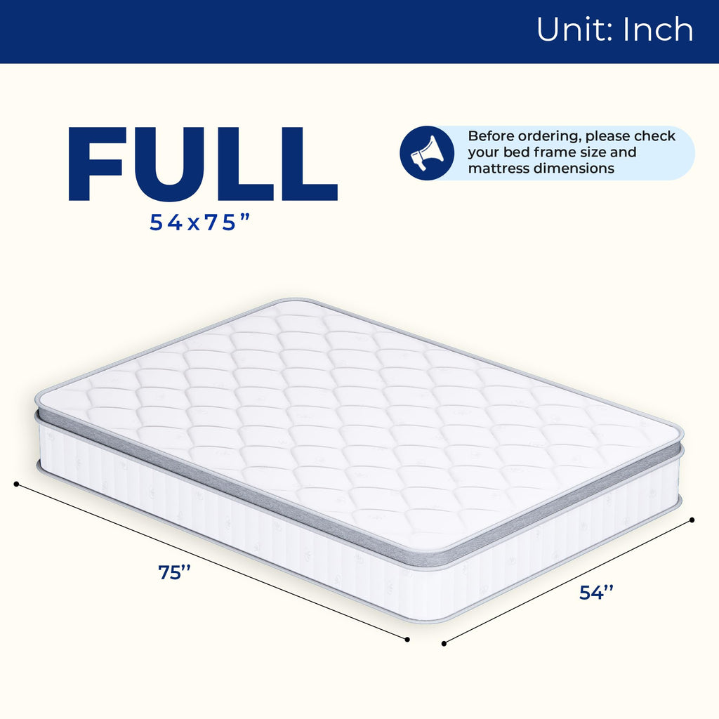 Full Size 10 Inch Hybrid Pocket Spring Mattress N951