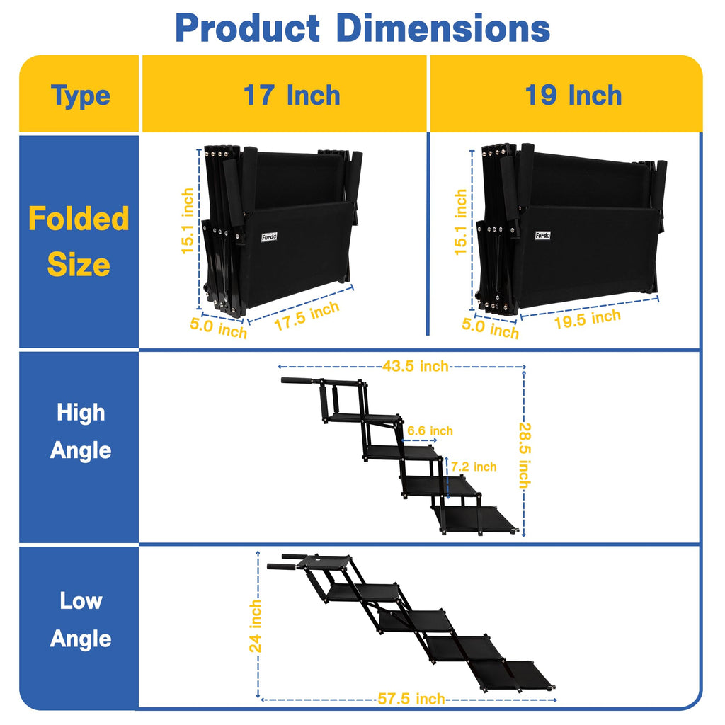 Foldable Non-Slip Dog Stairs Z565054