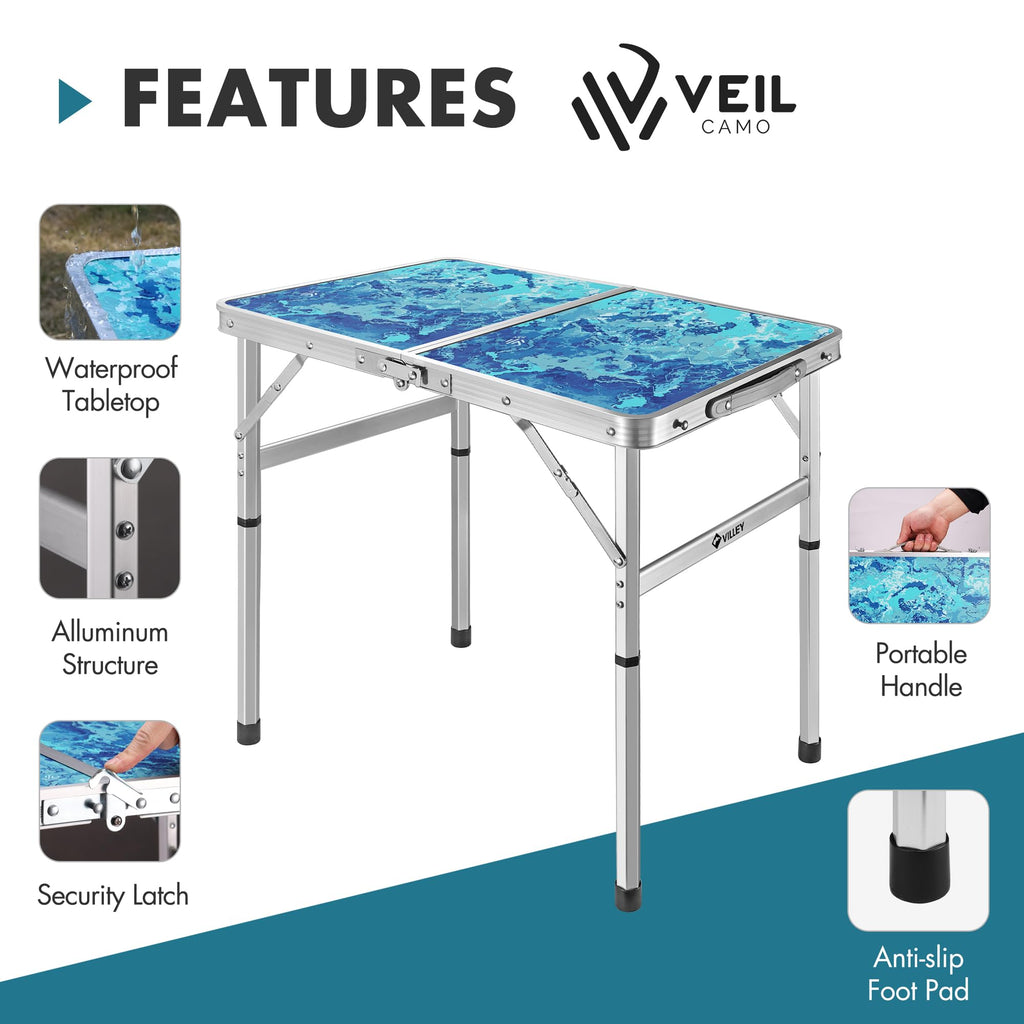 Folding Camping Table 2FT B8614