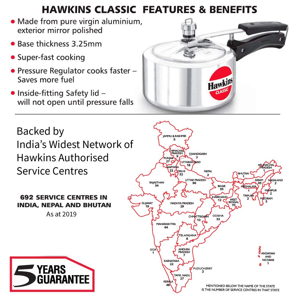 2 Litre Classic Pressure Cooker J4883