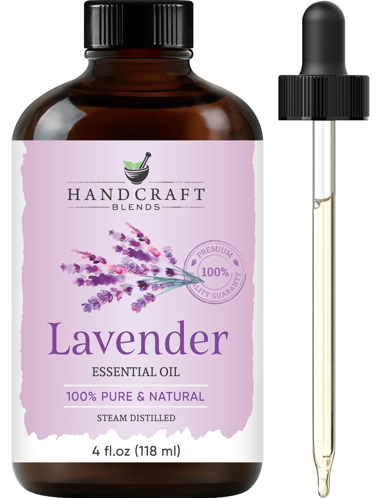 100% Pure & Natural Orange, Lavender, Peppermint Essential Oil Blend 4 Fl. Oz Z712