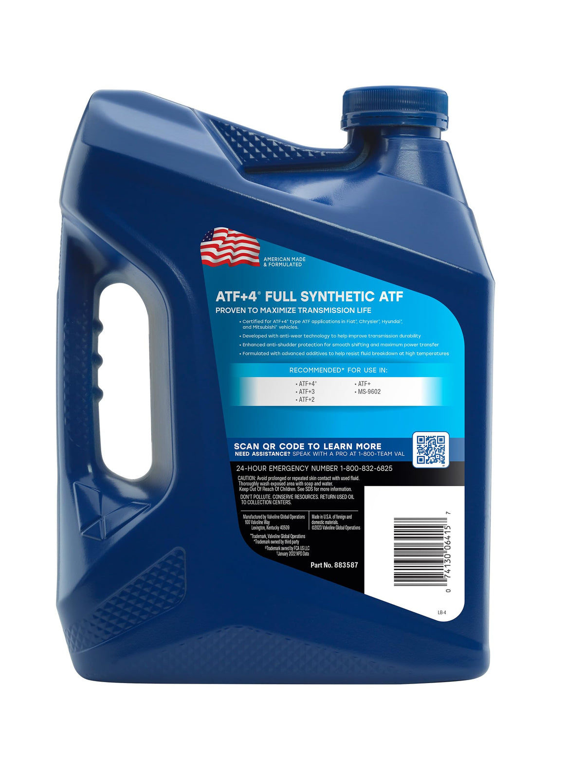 Full Synthetic Automatic Transmission Fluid 1 Gallon R1596
