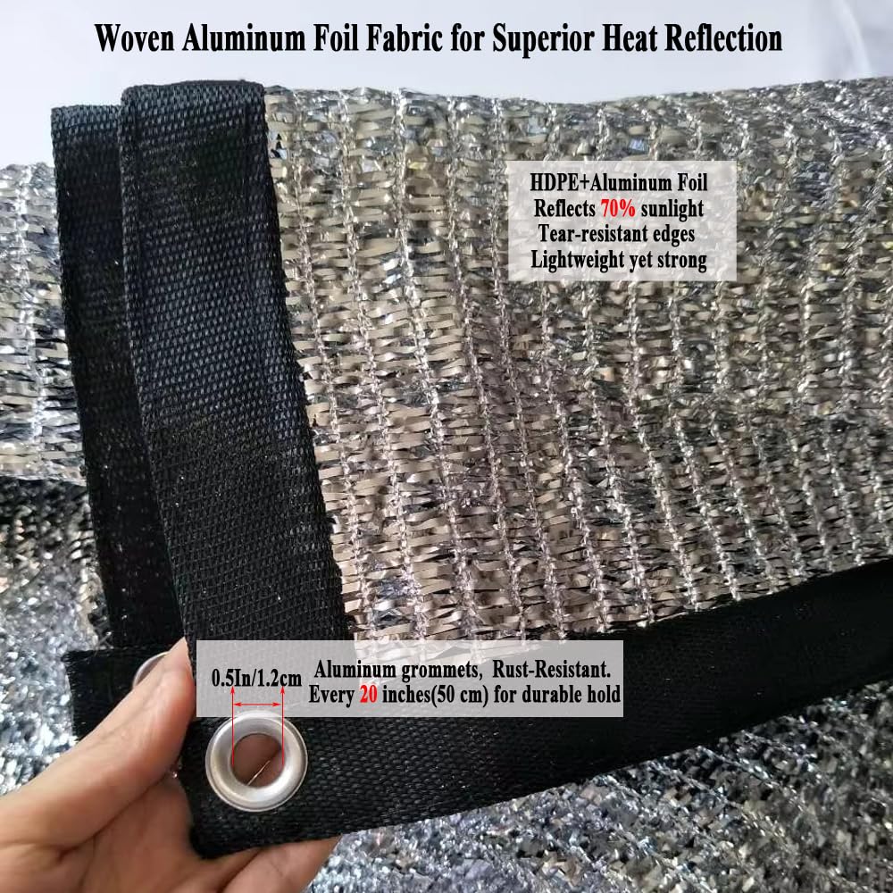 10x25 FT Aluminet Shade Cloth B2353