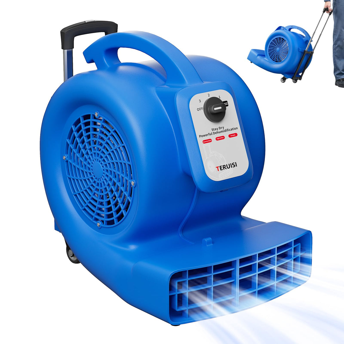 1/2 HP 1800 CFM 3 Speed Air Mover Blower Fan I242241