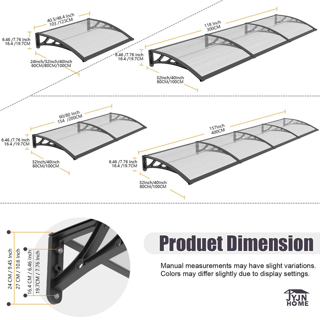 40"x40" Exterior Awning U930
