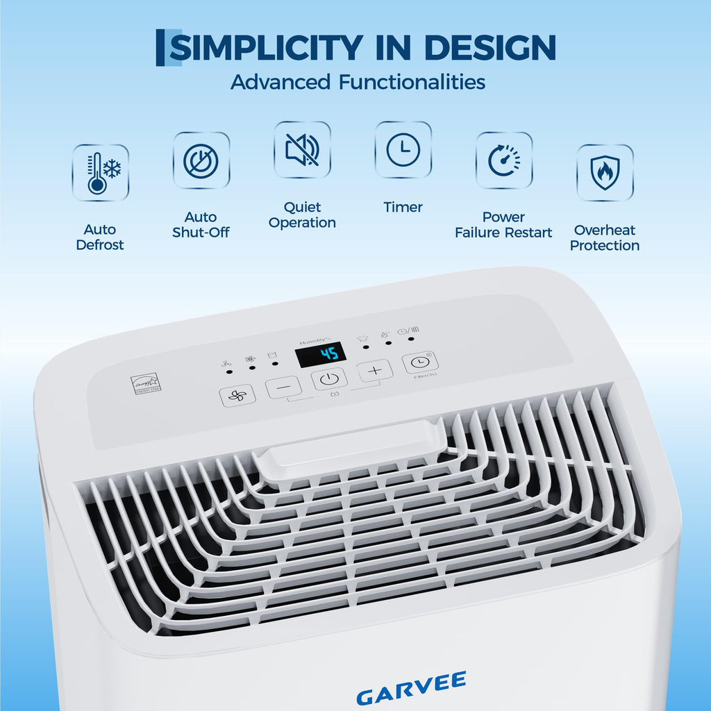 50 Pints Dehumidifier with Auto Defrost, 24H Timer, Auto Shut off X58959