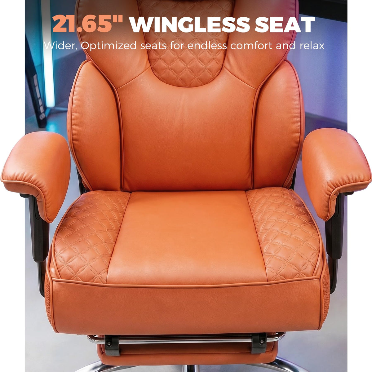 Big and Tall Ergonomic Gaming Chair with Footrest H13524
