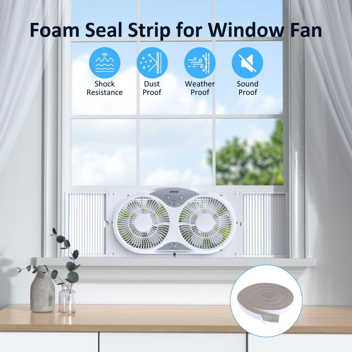 9" Reversible 3-Speed Window Fan G59383