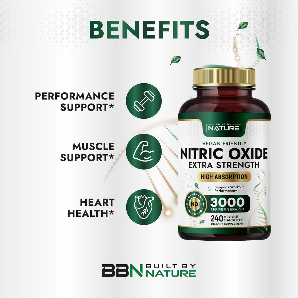 240 Capsules Nitric Oxide Supplement Y201581