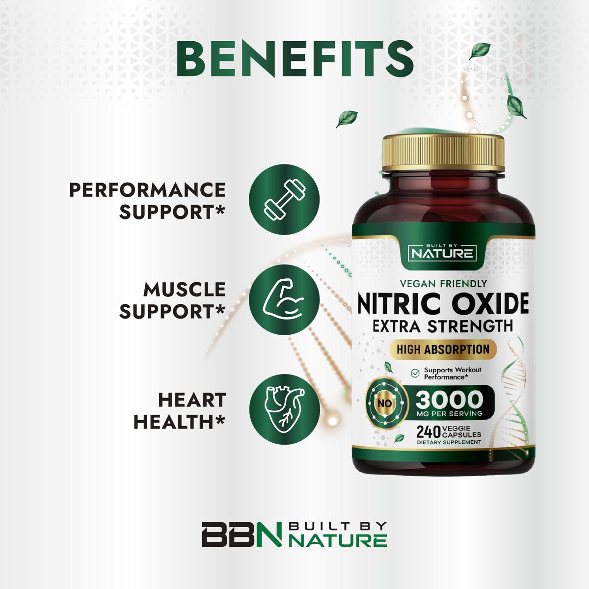 240 Capsules Nitric Oxide Supplement Y201581
