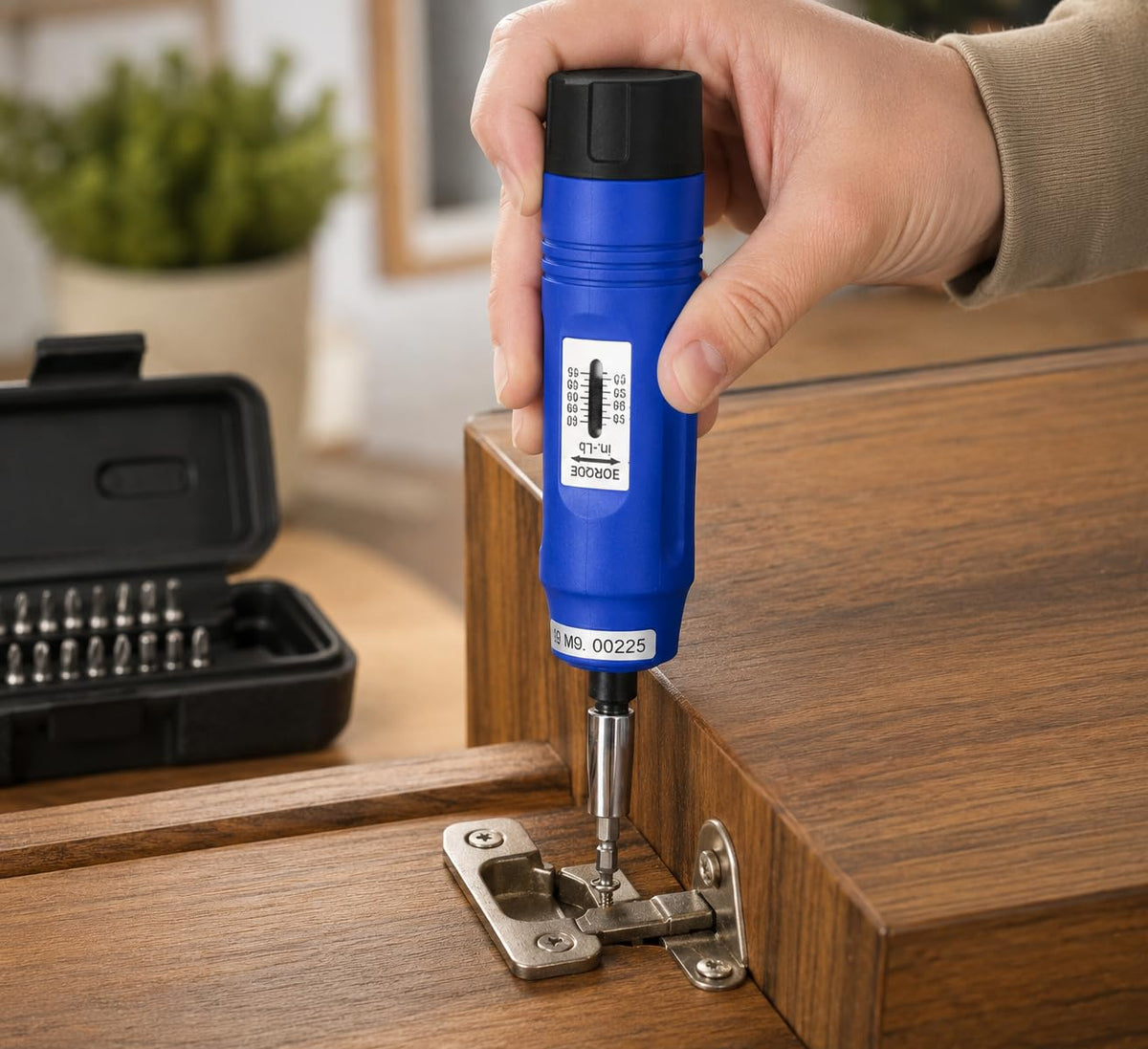 21-Piece Adjustable Torque Screwdriver Set 1/4-Inch Drive D46921
