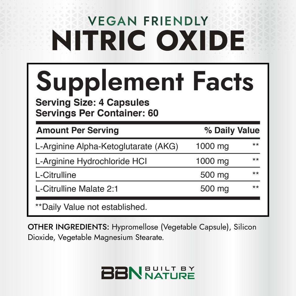 240 Capsules Nitric Oxide Supplement Y201581