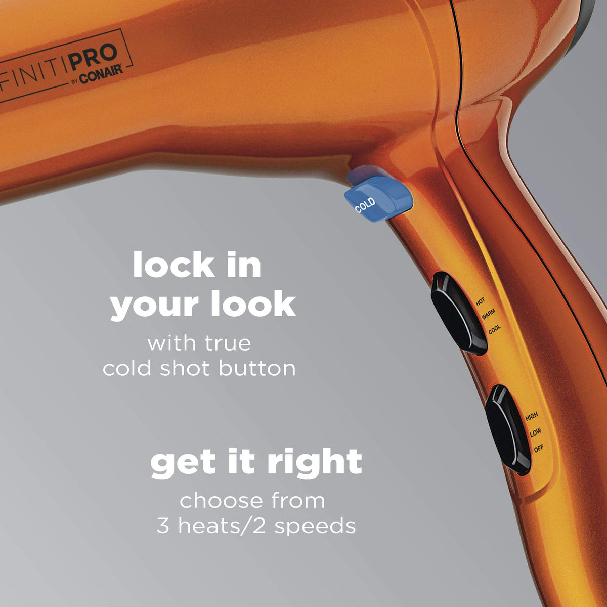 1875W Salon Performance AC Motor Hair Dryer I88508