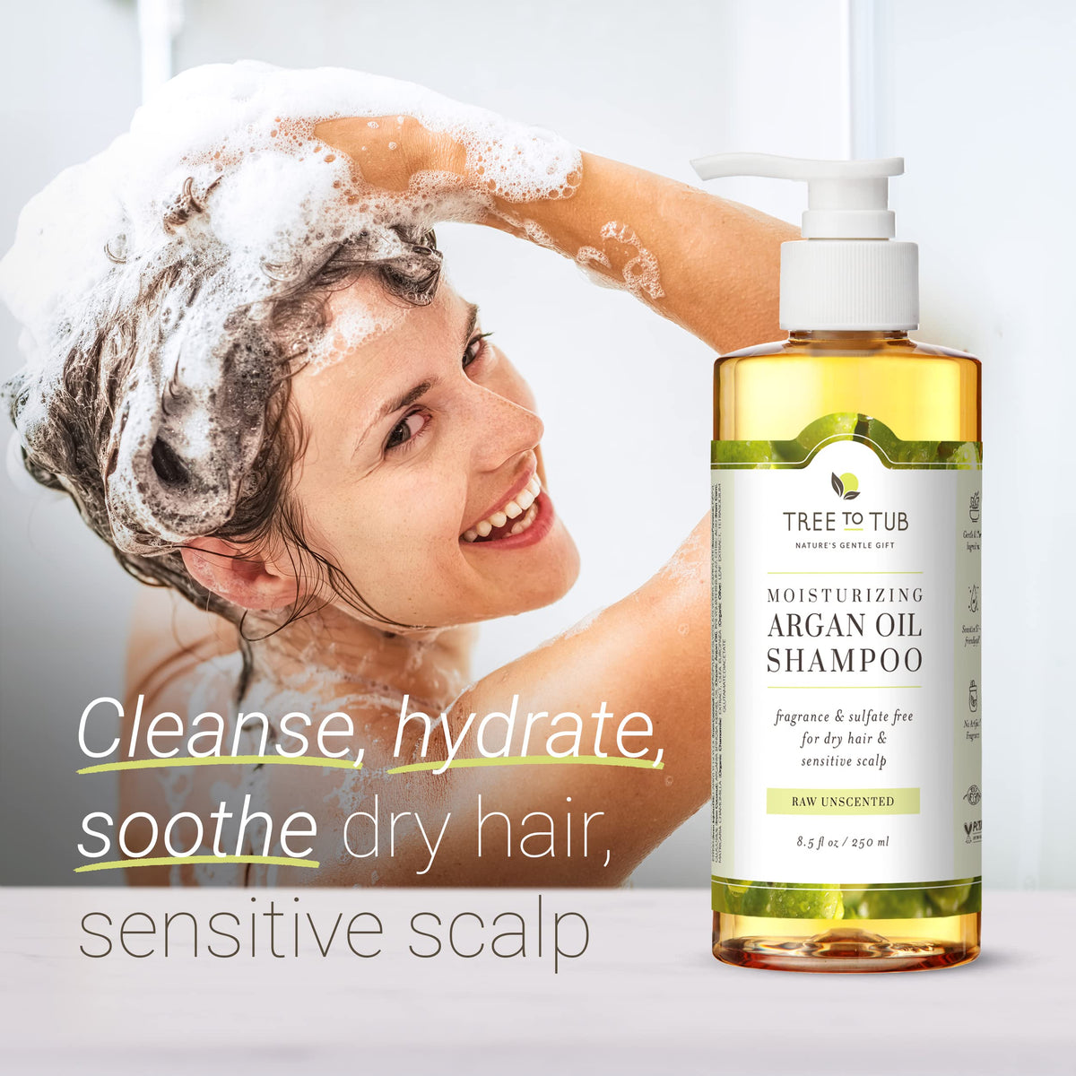Fragrance Free Shampoo and Argan Oil Conditioner V466455