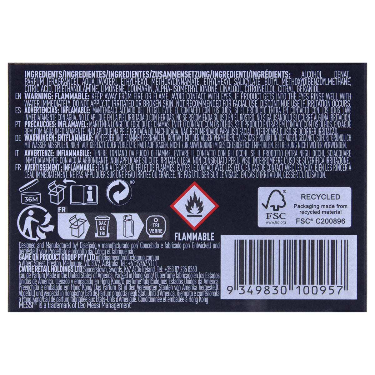 Eau De Parfum 3.4 Oz Spray Q115