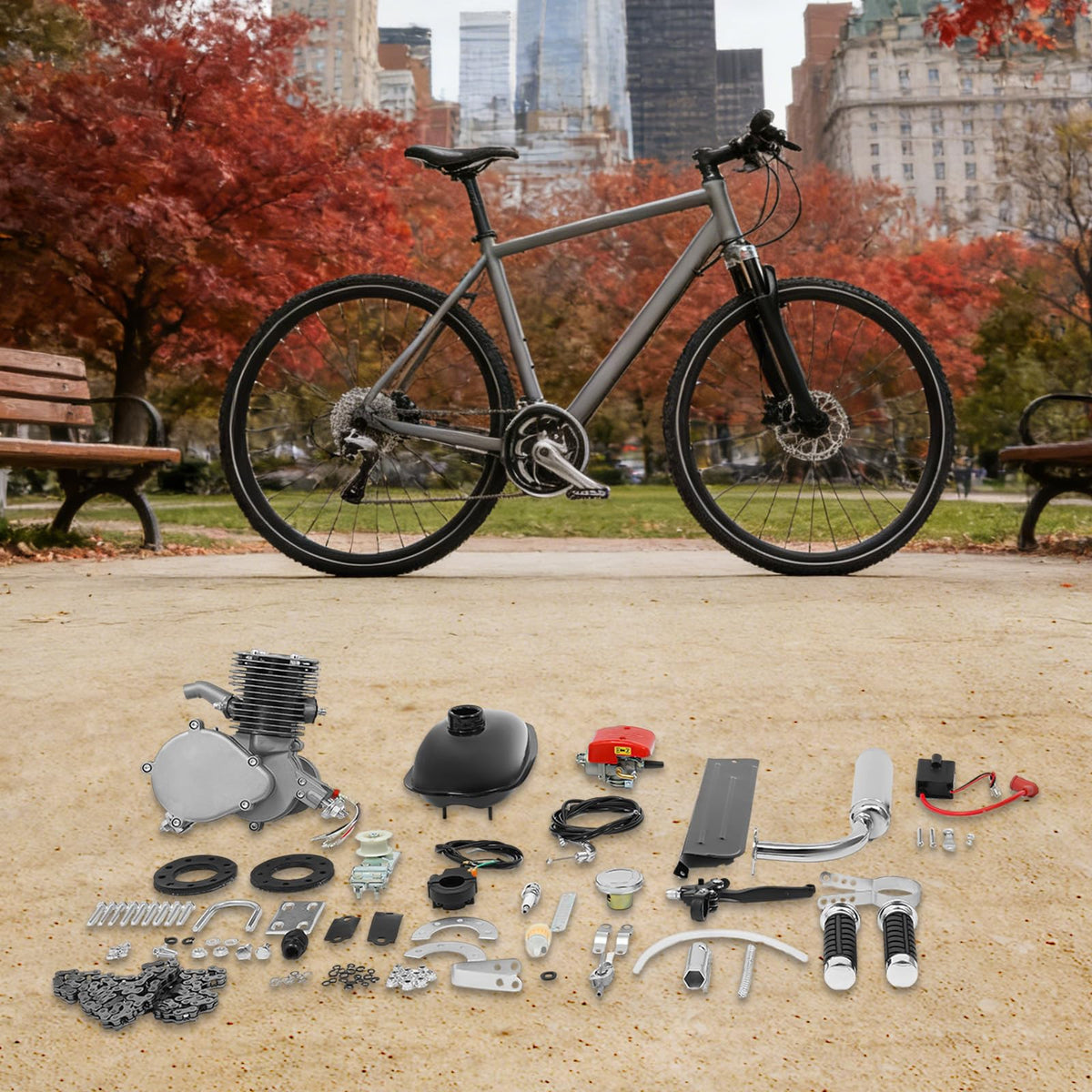 100cc 2 Stroke Bicycle Engine Kit P401
