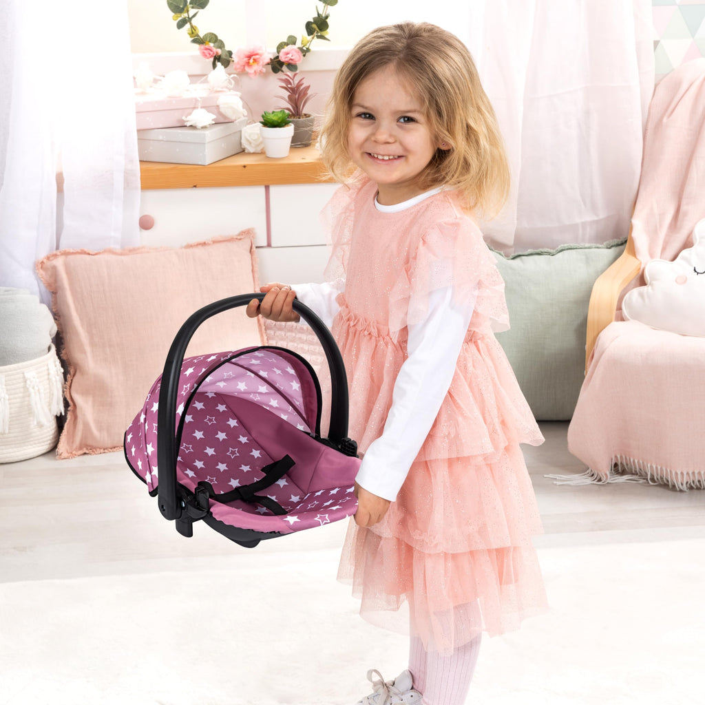Pink Convertible Highchair & Swing W829