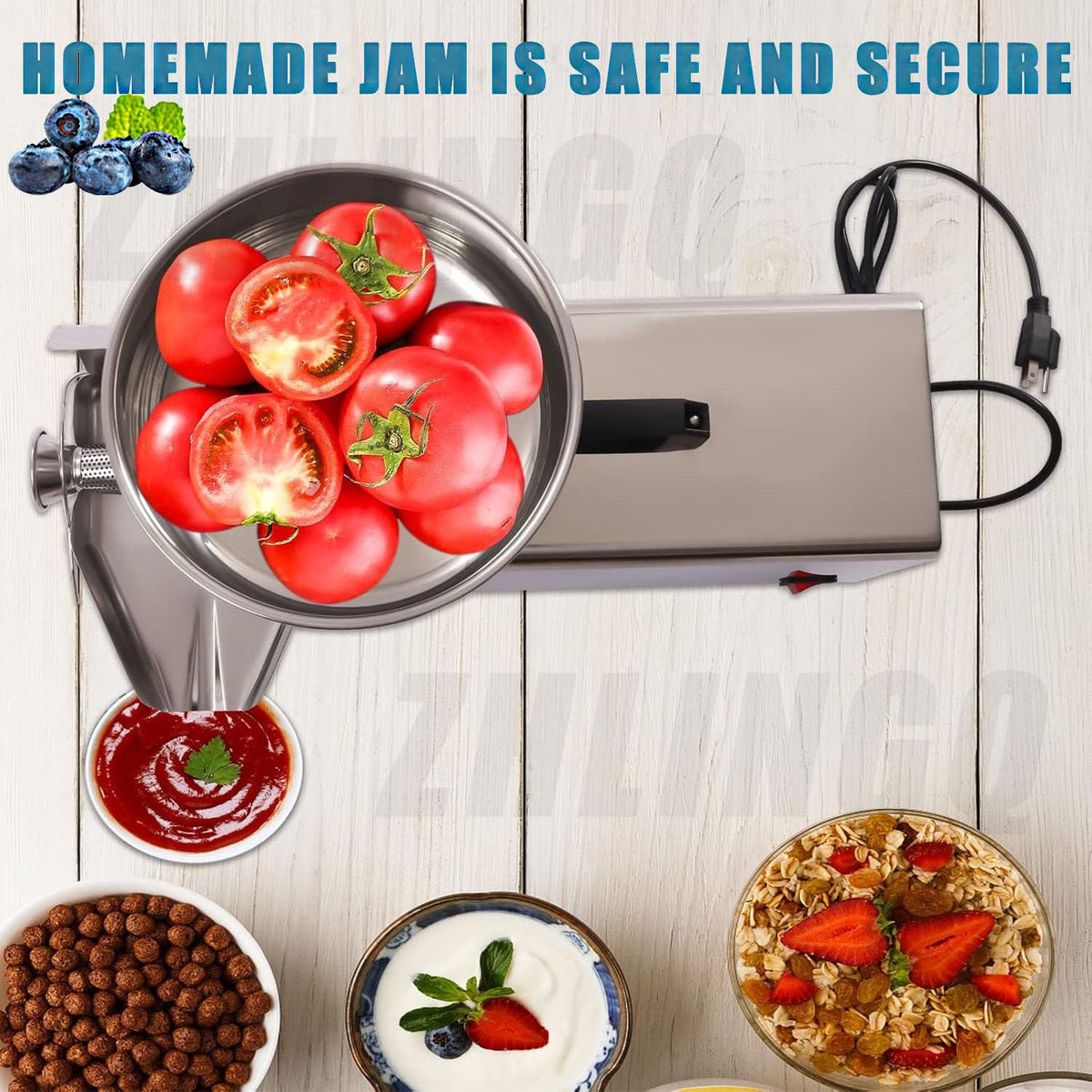 Commercial Electric Stainless Steel Tomato Strainer 150kg/h X3917