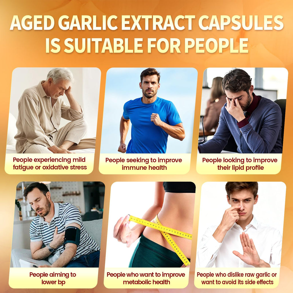 Aged Garlic Extract Capsules, 300 Softgels, Odorless, Gluten Free D702576