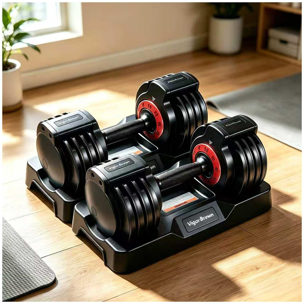 Adjustable Dumbbell Set with Storage Case I54460
