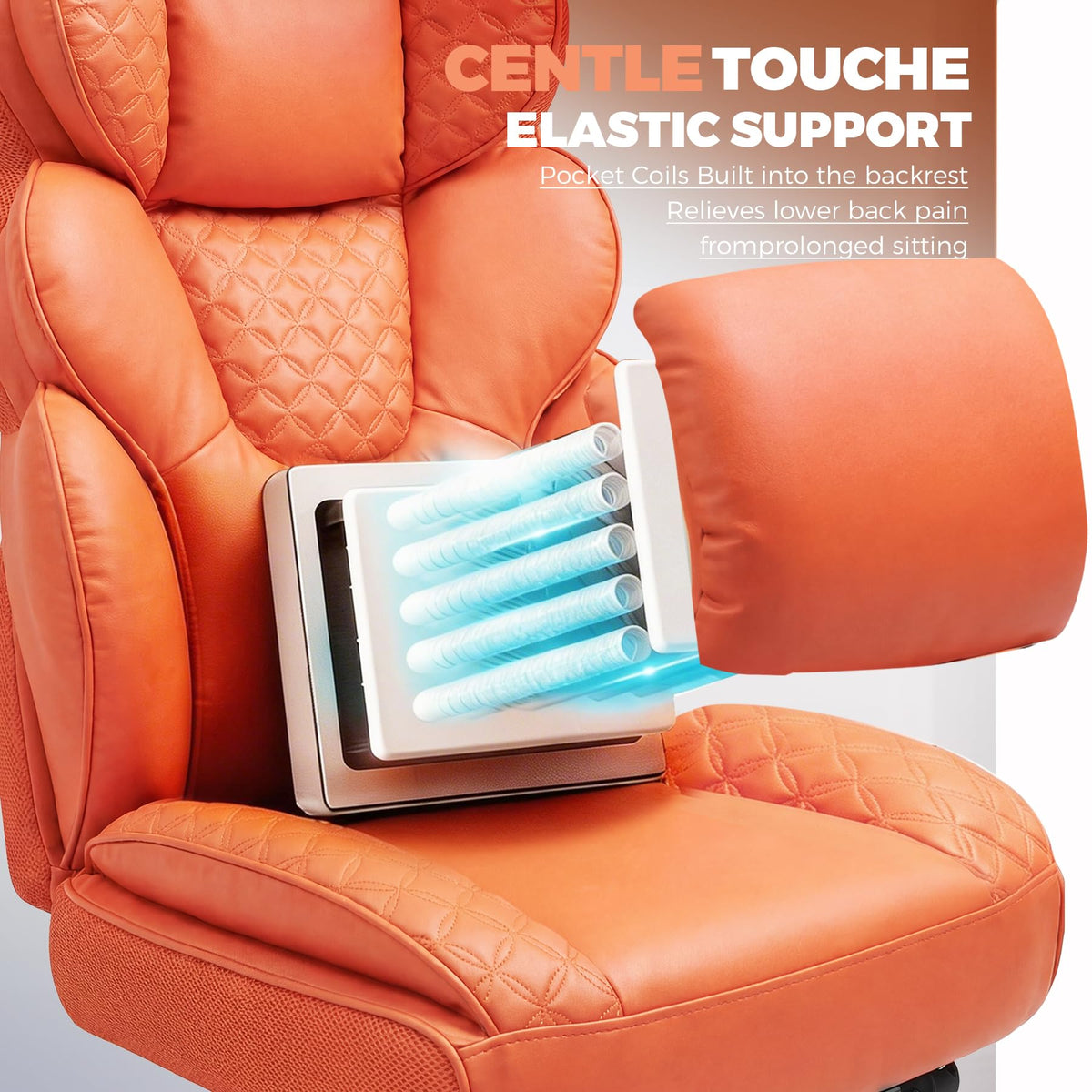 Big and Tall Ergonomic Gaming Chair with Footrest H13524