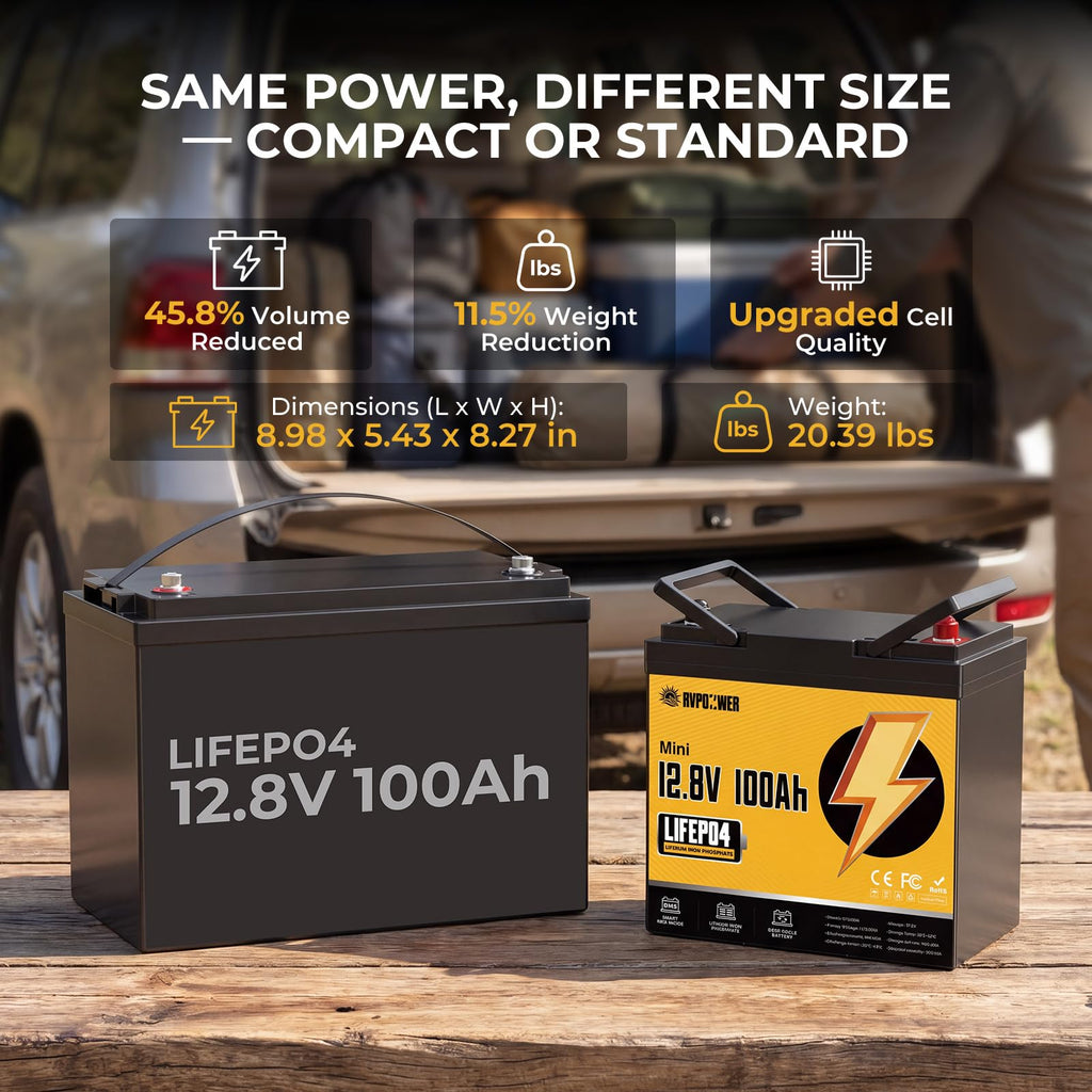12V 100Ah LiFePO4 Battery Group 24 C678
