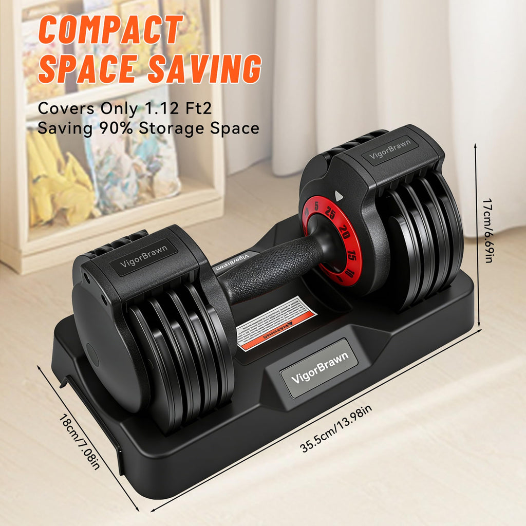 Adjustable Dumbbell Set with Storage Case I54460