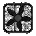 20 Inch Black 3-Speed Box Fan with Handle B180050