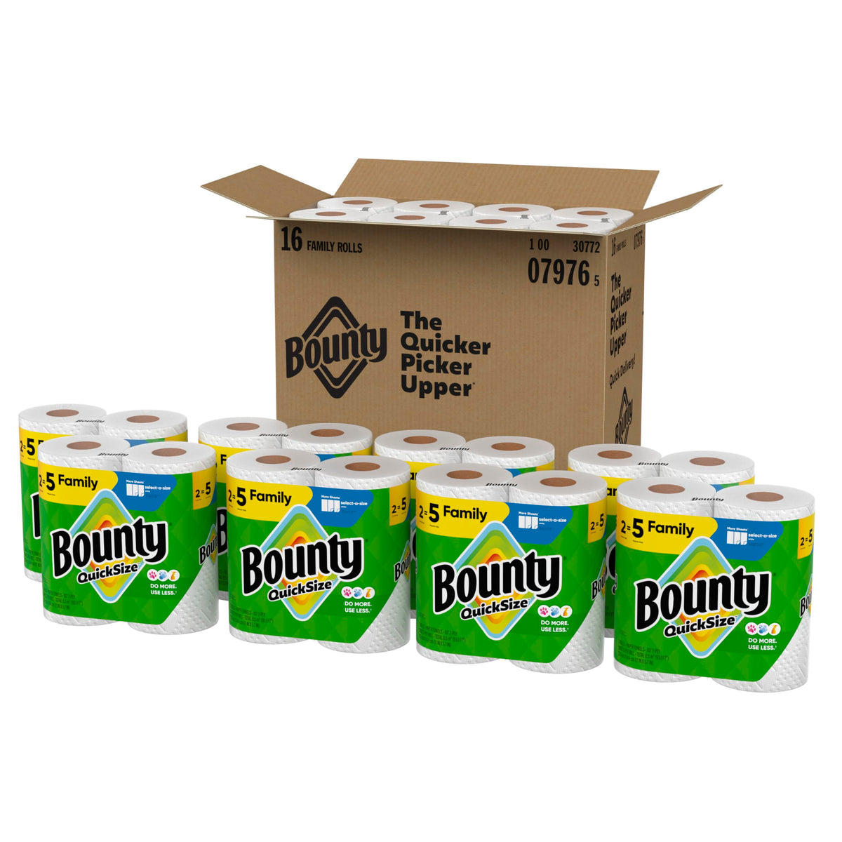 White Paper Towels 16 Family Rolls O70529